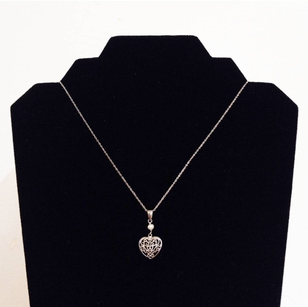 925 heart necklace - Picture 2 of 11